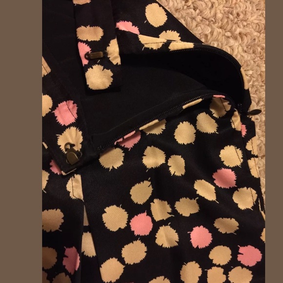 J crew 100% Silk Skirt Pokadot. Size 6 - Picture 3 of 4